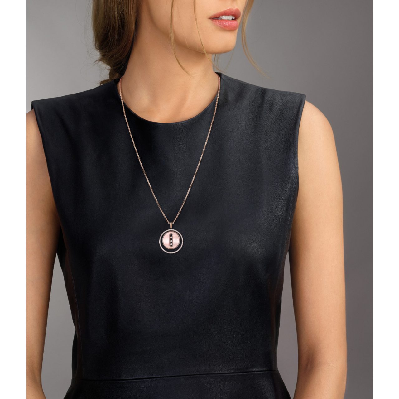 Pink mother-of-pearl Lucky Move MM